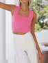 'Riley' Crop Tank Top - Celes Fashion